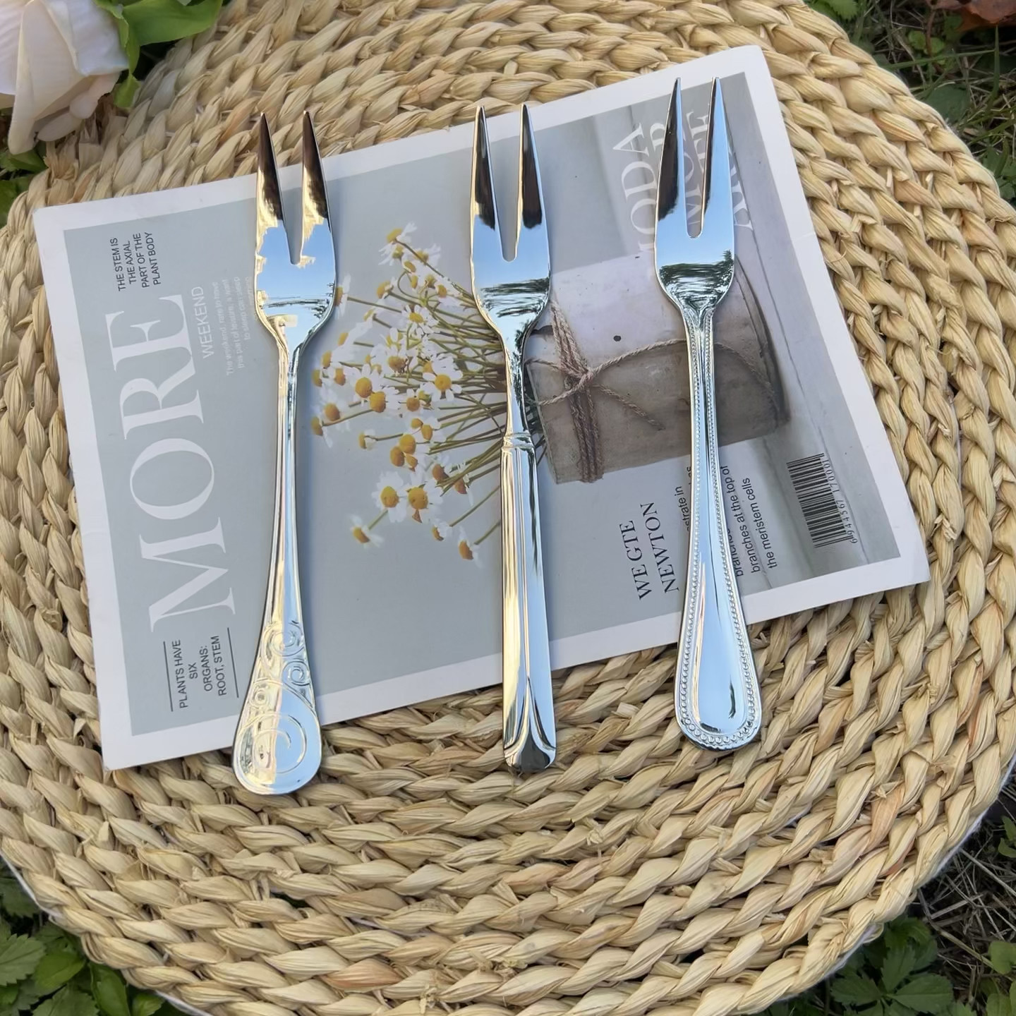 出口高端尾货304不锈钢18 -10西餐具分餐叉家用大叉子沙拉搅拌叉,餐饮具,西餐餐叉,淘宝优惠券,粉丝福利购,淘宝优惠卷