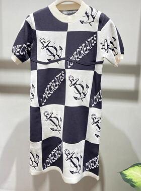 2E2E609折DAZZLED素国内正品代购2022夏针织提花连衣裙吊牌1899