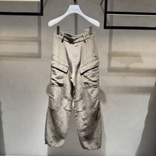 2I2Q413折DAZZLE地素国内正品代购2024夏醋酸棉结构长裤吊牌1999