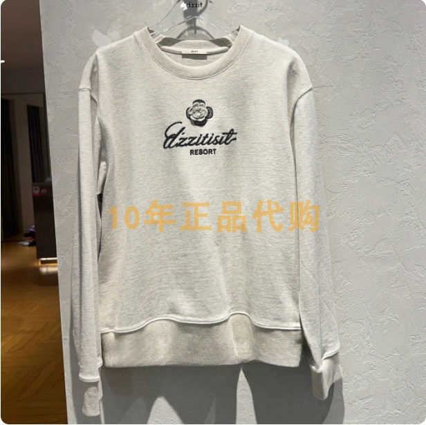 3I4J160折dzzit地素国内正品代购2024冬多色套头卫衣吊牌995