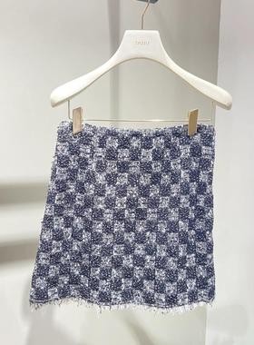 2E2S214折DAZZLED素国内正品代购2022夏黑色短裙吊牌1799