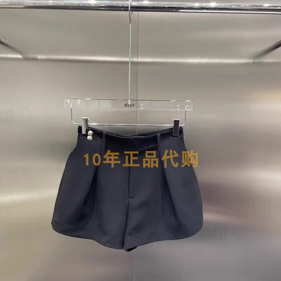 3I2Q113折dzzit地素国内正品代购2024夏黑色西装短裤吊牌795