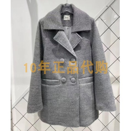 3I4G212折dzzit地素国内正品代购2024冬多色中长大衣吊牌2290