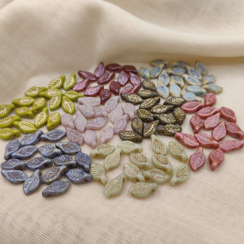 饰品配件叶子琉璃配饰