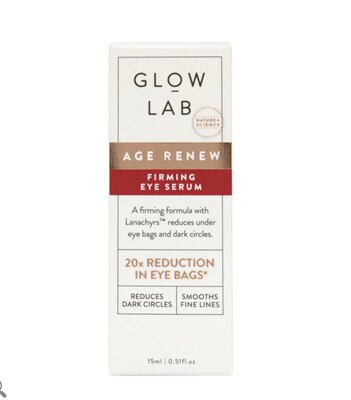 拼邮回 澳洲新西兰原装GLOW LAB 紧致抗黑眼圈眼部精华15ml新包装