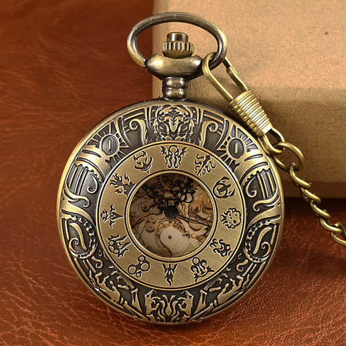 克苏鲁之眼怀表男款神话周边挂表