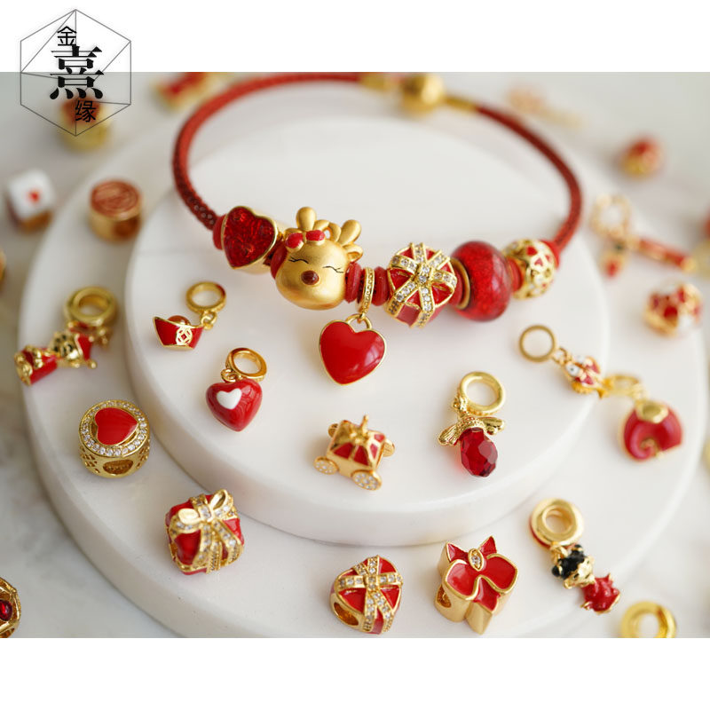 本命年红绳转运珠手绳手链女3d硬金珠diy琉璃散珠大福配珠编织绳,饰品/流行首饰/时尚饰品新,其他DIY饰品配件,淘宝优惠券,粉丝福利购,淘宝优惠卷