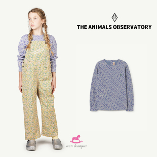 雯 observatory the animals TAO 儿童紫碎花圆领衬衫 店