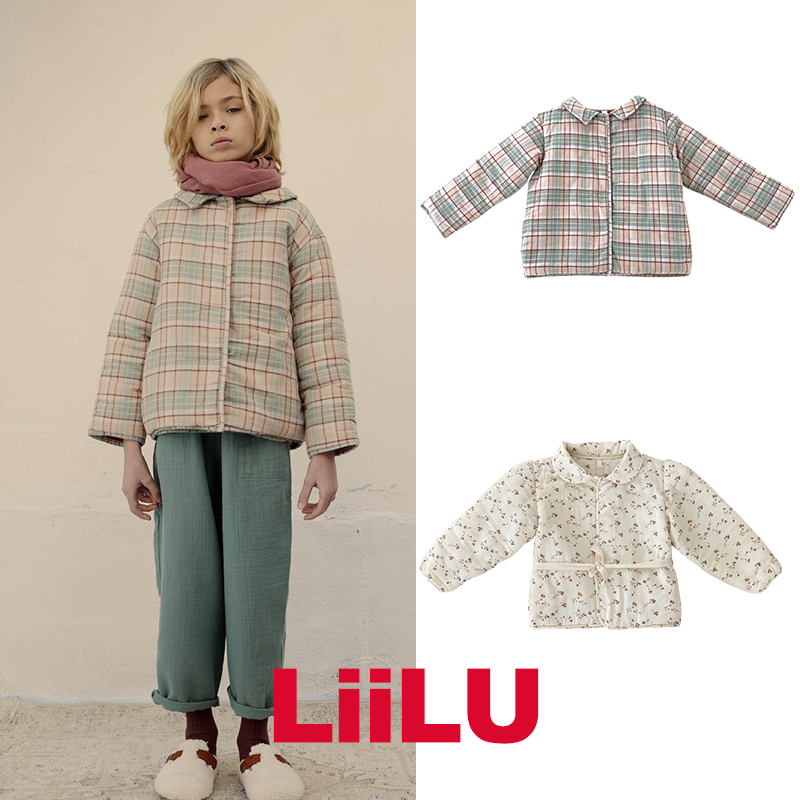 22雯的店【现货】 Liilu  儿童有机棉翻领棉衣