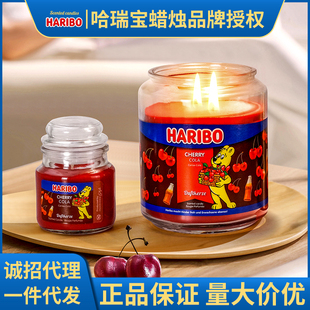 哈瑞宝香薰蜡烛樱桃可乐味香薰蜡烛家居小众高级香氛蜡烛生日礼物
