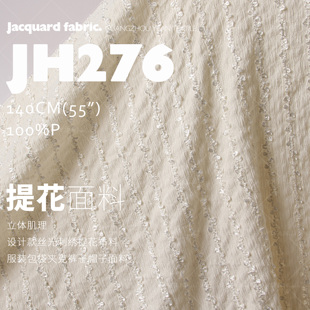 设计款丝光刺绣提花服装包袋夹克裤子帽子面料JH276