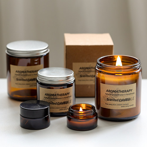 香薰蜡烛玻璃杯飞鱼手作