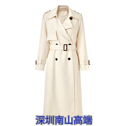 腰带大衣高品质网红长款风衣
