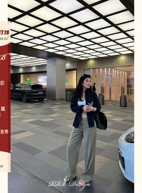 RRB Design「格纹焕新」100%水洗棉定染格纹显瘦百搭衬衣长袖衬衫