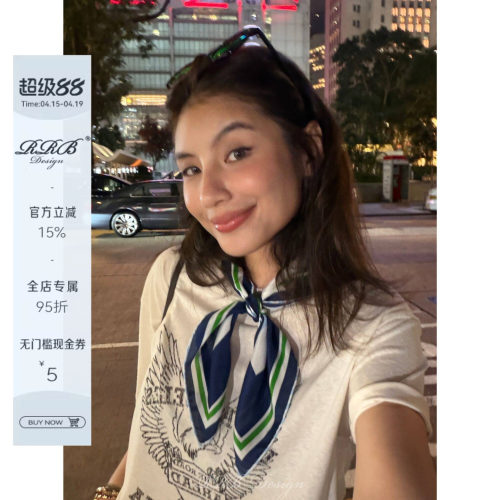 美式复古做旧老鹰印花宽松T恤