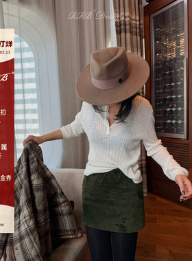 RRB Design「英伦老钱」精致日常华夫格百搭亲肤上衣