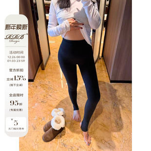 微压高腰收腹外穿保暖秋冬踩脚连脚打底瘦腿袜 七段式 RRB Design
