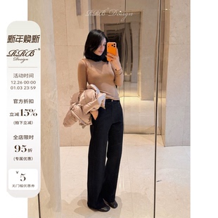 休闲镰刀 」加绒加厚宽松百搭显瘦慵懒牛仔裤 RRB Design「松弛神裤