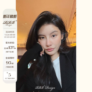 绑带开衫 「智性漫游」100精纺羊毛专机肌理感修身 外套 Design RRB