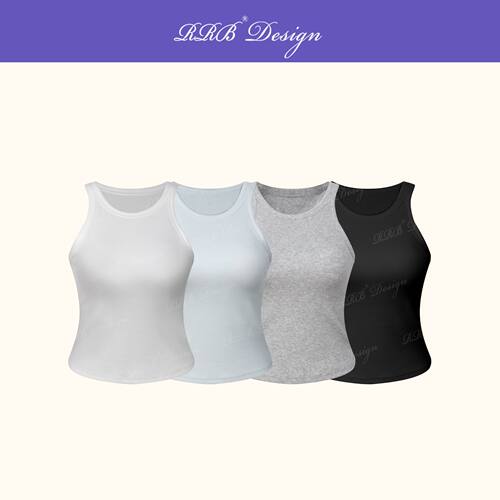 RRBDesign一体自带bra吊带背心
