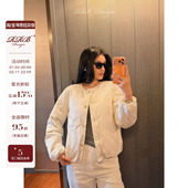 RRB Design「松弛廓形」智感纯棉无领百搭保暖无尘鹅绒服外套