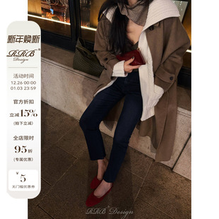 直筒毛边牛仔裤 」重磅土耳其长绒棉高腰修身 Design「阴影神裤 RRB