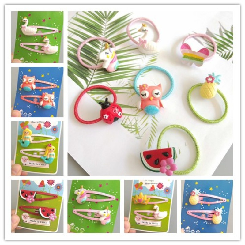 欧美卡通公主风婴幼儿发夹头饰品