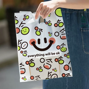 塑料袋外卖打包袋可定制礼品袋伴手礼节日手提袋甜品袋包装袋批发