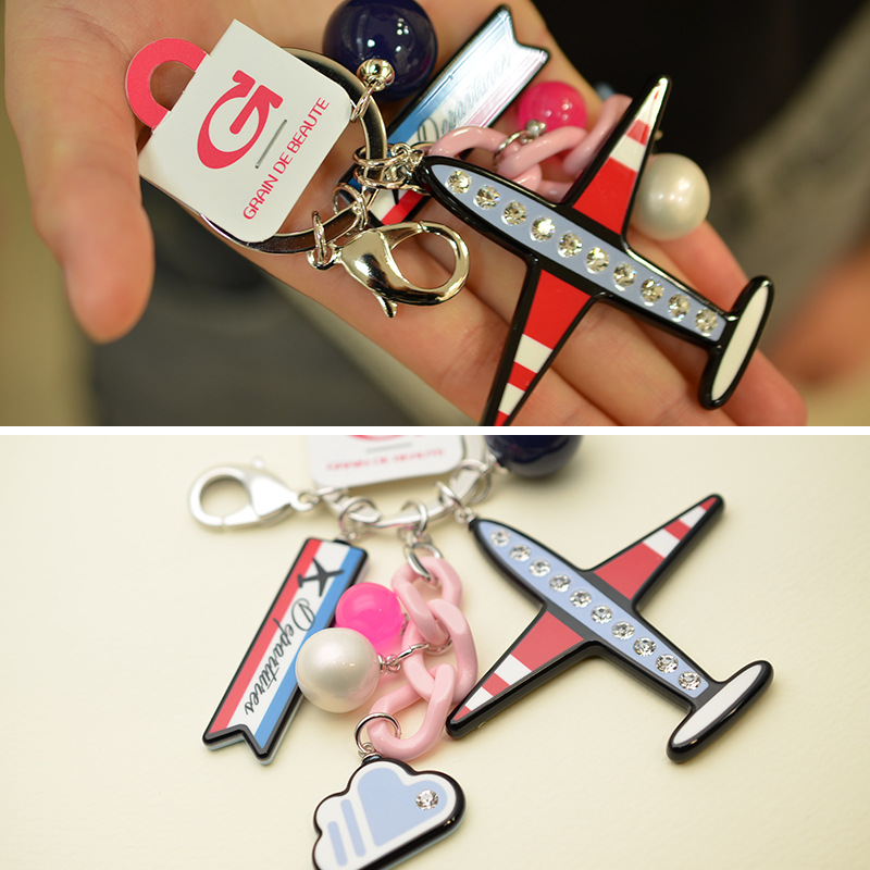 GRAINdeBEAUTE飞机钥匙扣