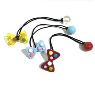 韩饰AZ可爱甜美蝴蝶结发圈绕绕头绳皮筋