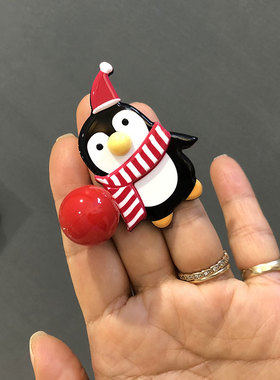 韩饰AZ饰品头饰镶钻帽子围脖企鹅圆球绕绕发圈女FQ1218