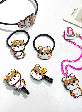 日韩系GRAINdeBEAUTE饰品头饰雅致镶钻可爱小老虎发箍FG0420