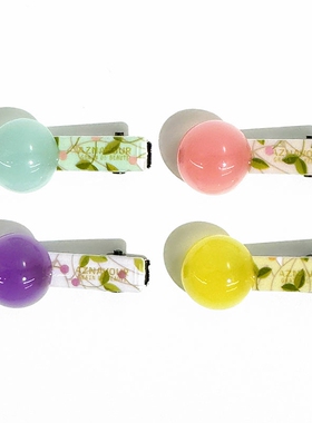 韩饰AZ饰品头饰雅致素面炫彩半球发卡鸭嘴夹女YZJ0889