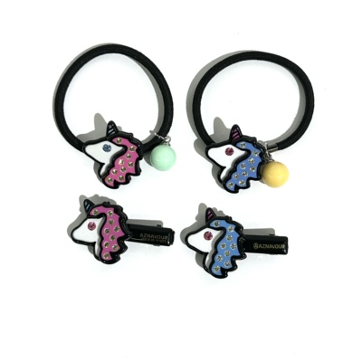 GRAINdeBEAUTE镶钻可爱独角兽