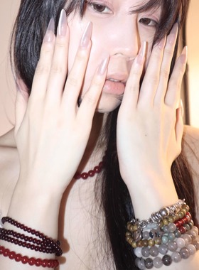 TsukiStudio  叠带手工串珠手链 祁山ming栗子同款