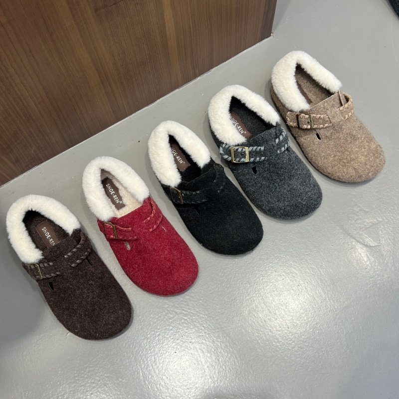 十三行女鞋实拍加绒