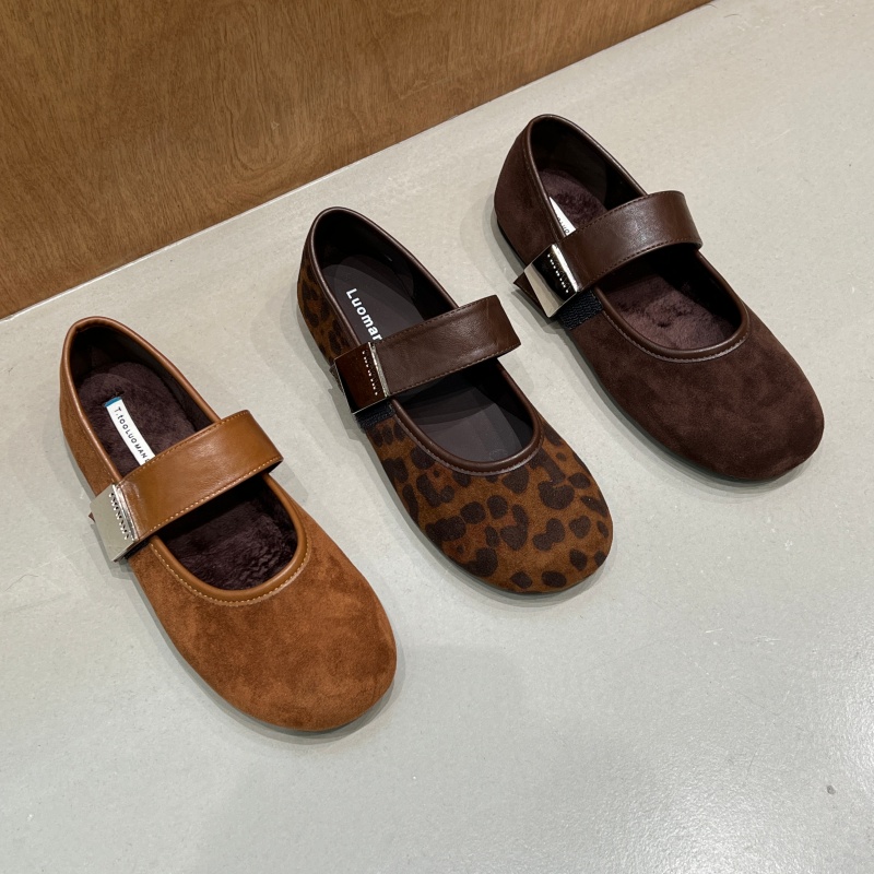 十三行女鞋实拍加绒