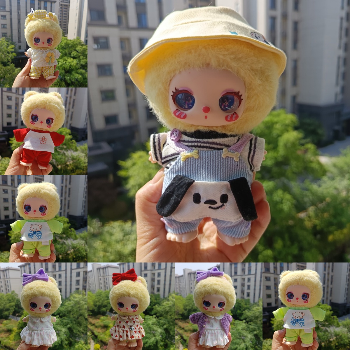 16cm莉拉LUKYCAT挂件公仔衣服