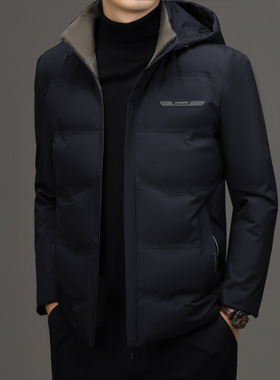 绅骑正品棉衣男2024新中年男装短款棉袄立领外套男冬天男F28809