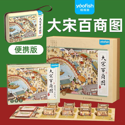 yaofish8岁+大宋百商图财商桌游