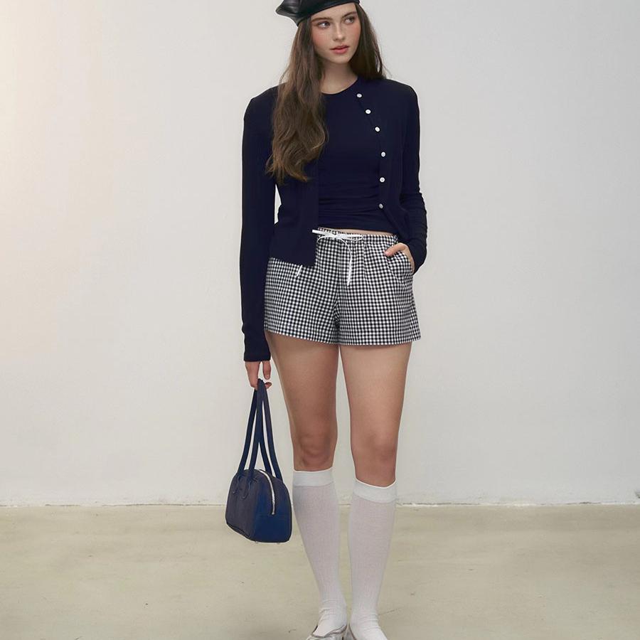 Deessesicile  早春BM女孩简约正肩紧身打底T恤开衫防晒两件套女