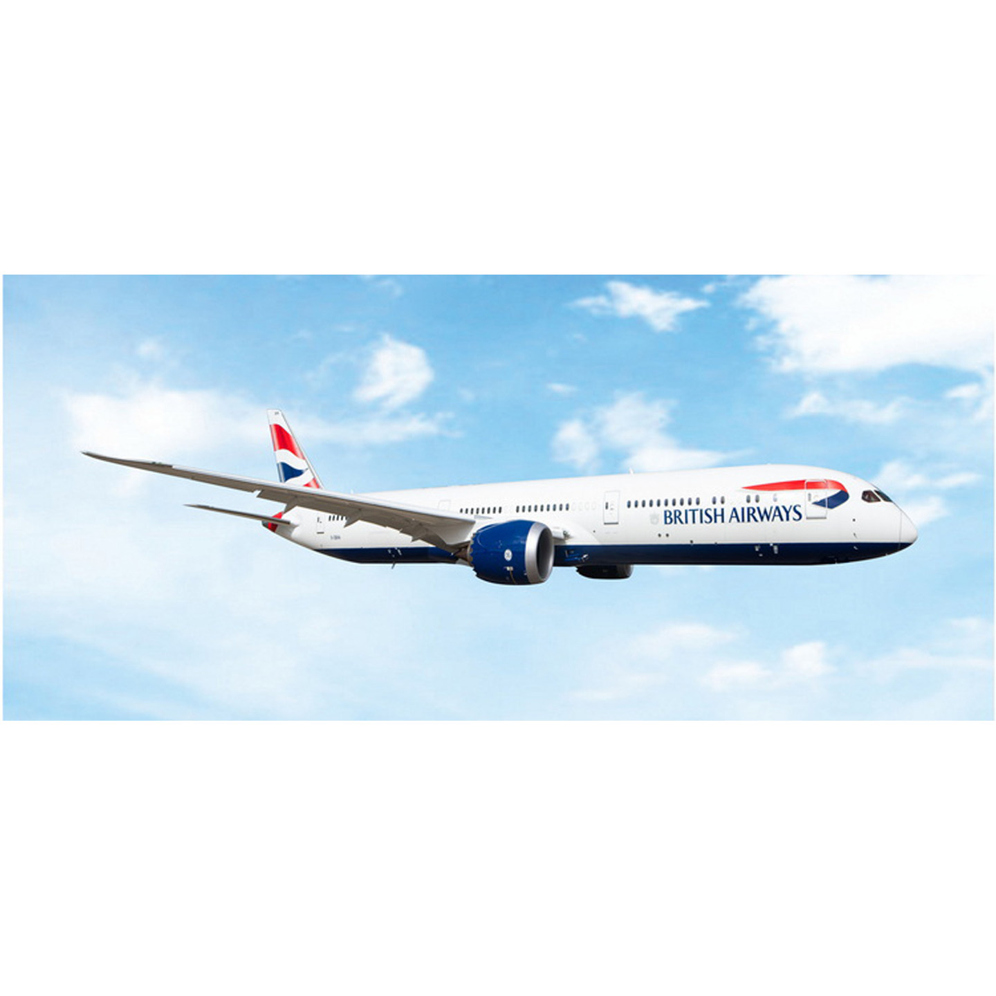 英国航空波音B787-10合金仿真