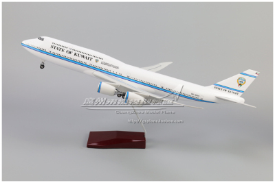 飞机模型DIY科威特航空B747-8