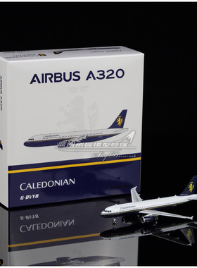 Phoenix 04599 喀里多尼亚航空 A320 G-BVYB 飞机模型 1:400