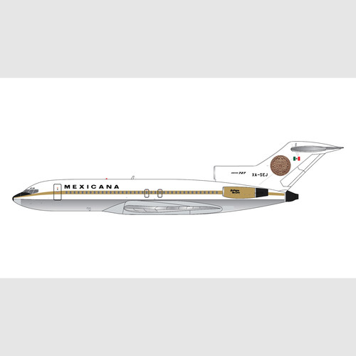 墨西哥航空B727-100飞机模型