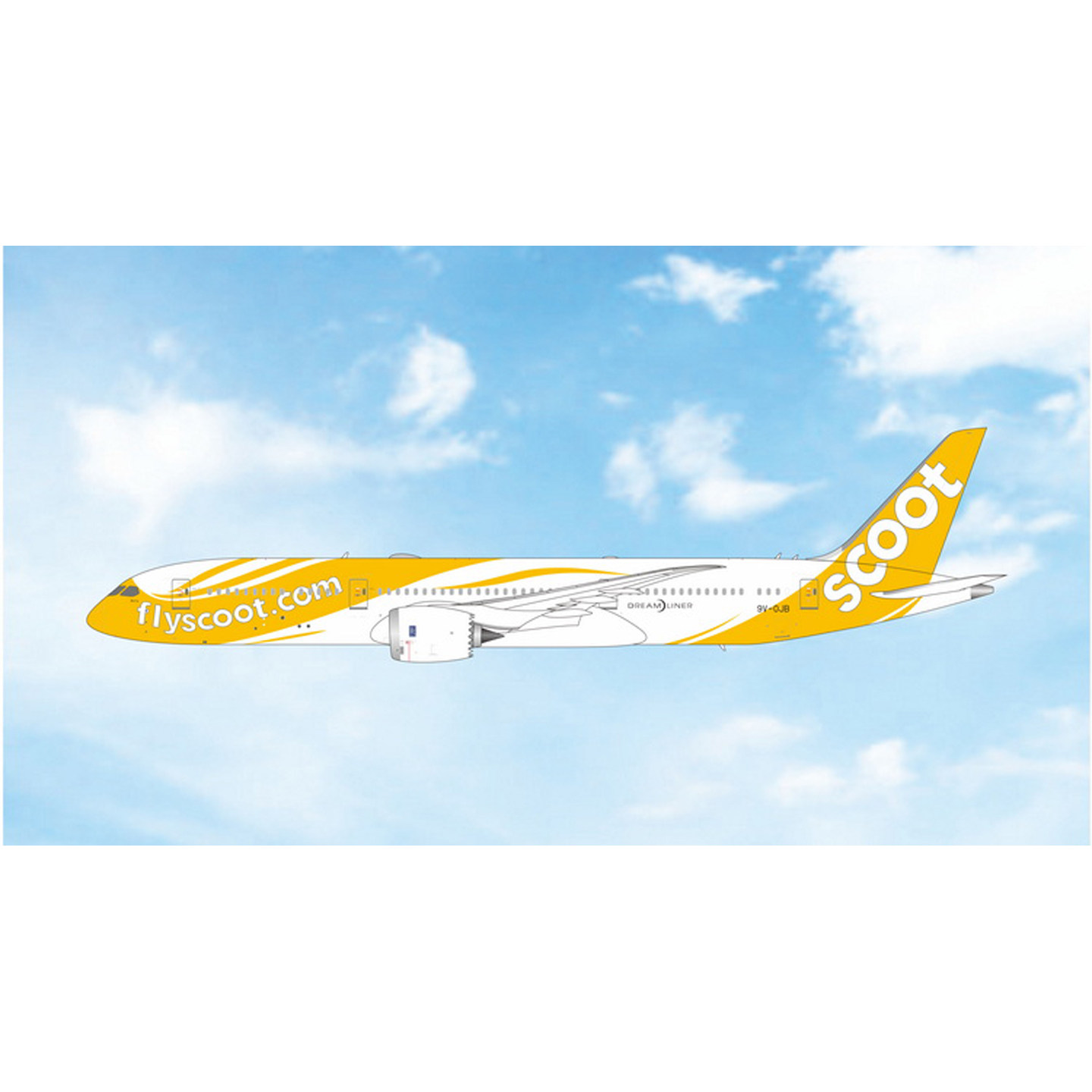 新加坡Scoot酷航波音B787-9