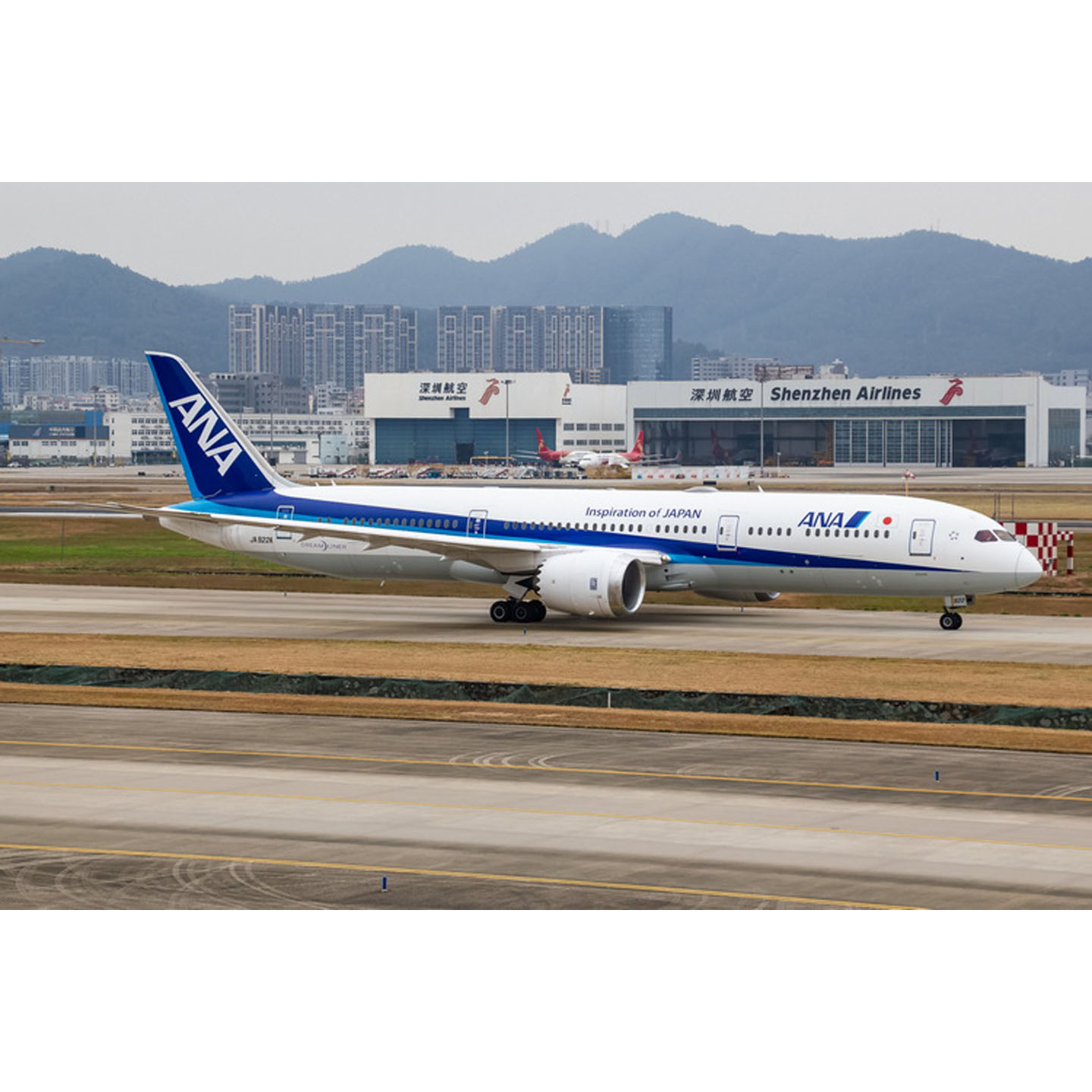 合金仿真波音客机全日空B787