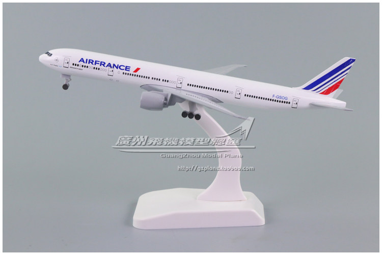 法国航空AirFrance波音B777-300ER合金仿真客机1:400飞机模型19cm
