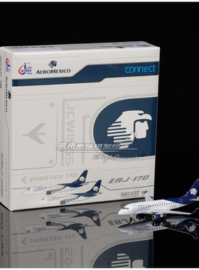 JCwings LH4188 墨西哥航空 Embraer ERJ-170LR XA-GAQ 1:400