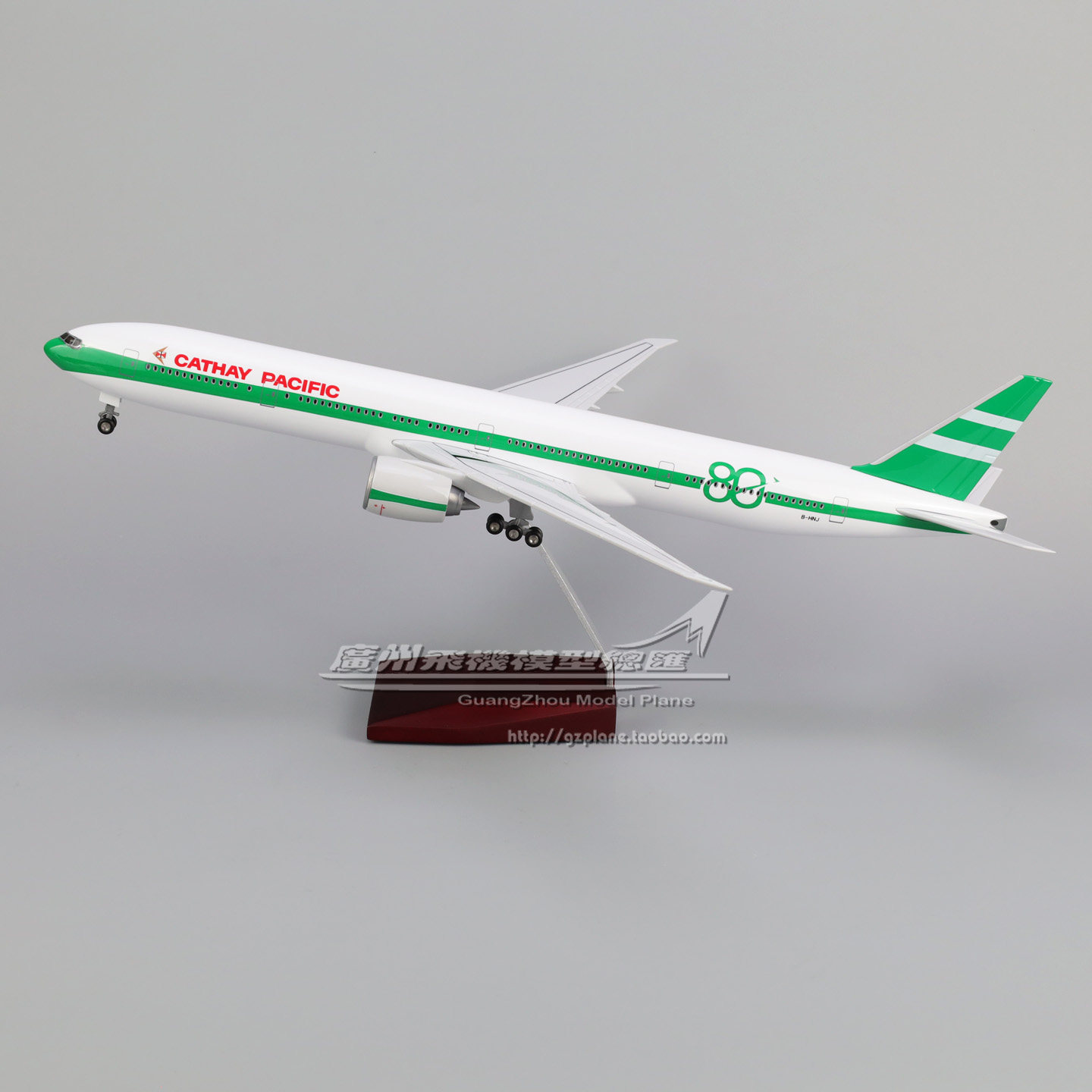 国泰航空波音B77780th飞机模型图片